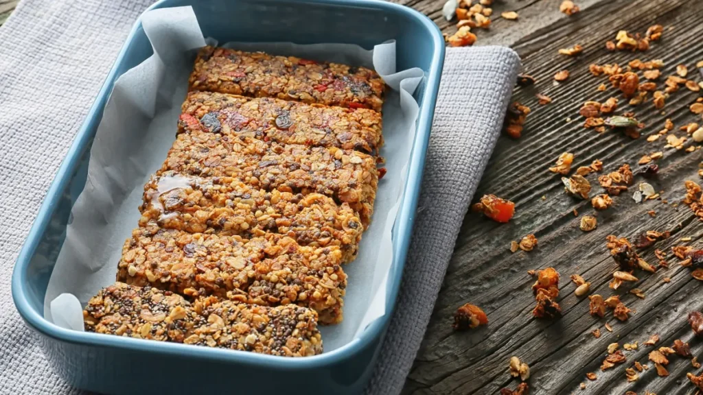 Okula taşımalık tarifler kapsamında sağlıklı ev yapımı granola bar