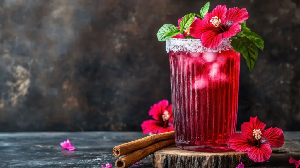 Antioksidan ve C vitamini deposu hibiskus çayı. Serinletici, bağışıklığı destekleyen ve düşük kalorili bir yaz içeceği.